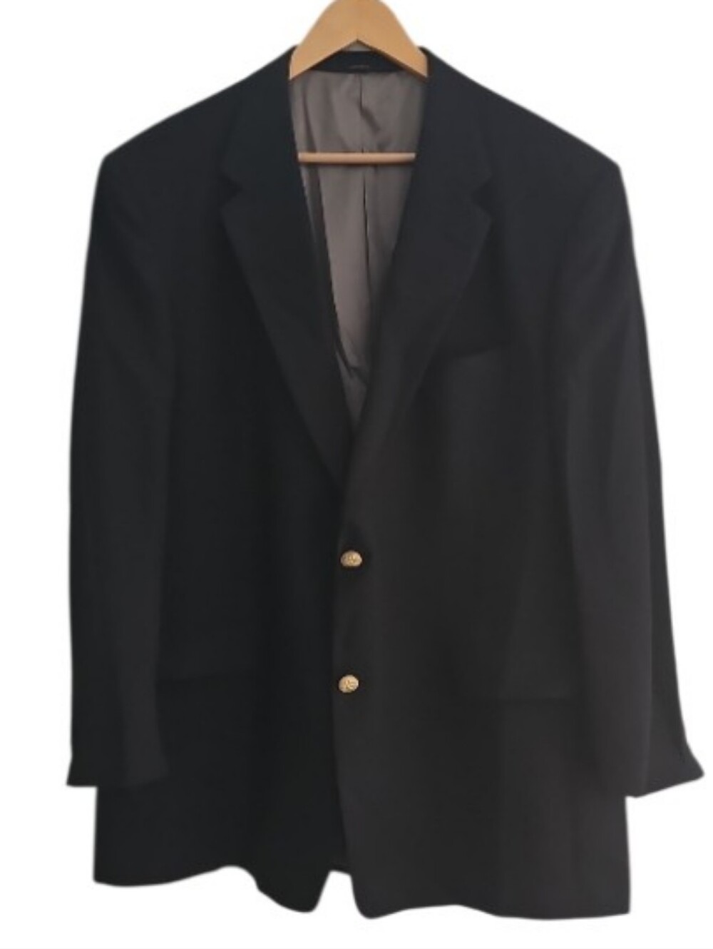 Jack Nicklaus Tournament Series Wool Blazer Men’s 48R Navy Gold Golf Buttons USA